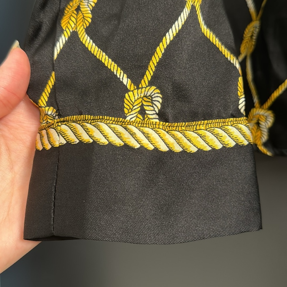 Zara Rope Graphic Button Down - Picture 4 of 5